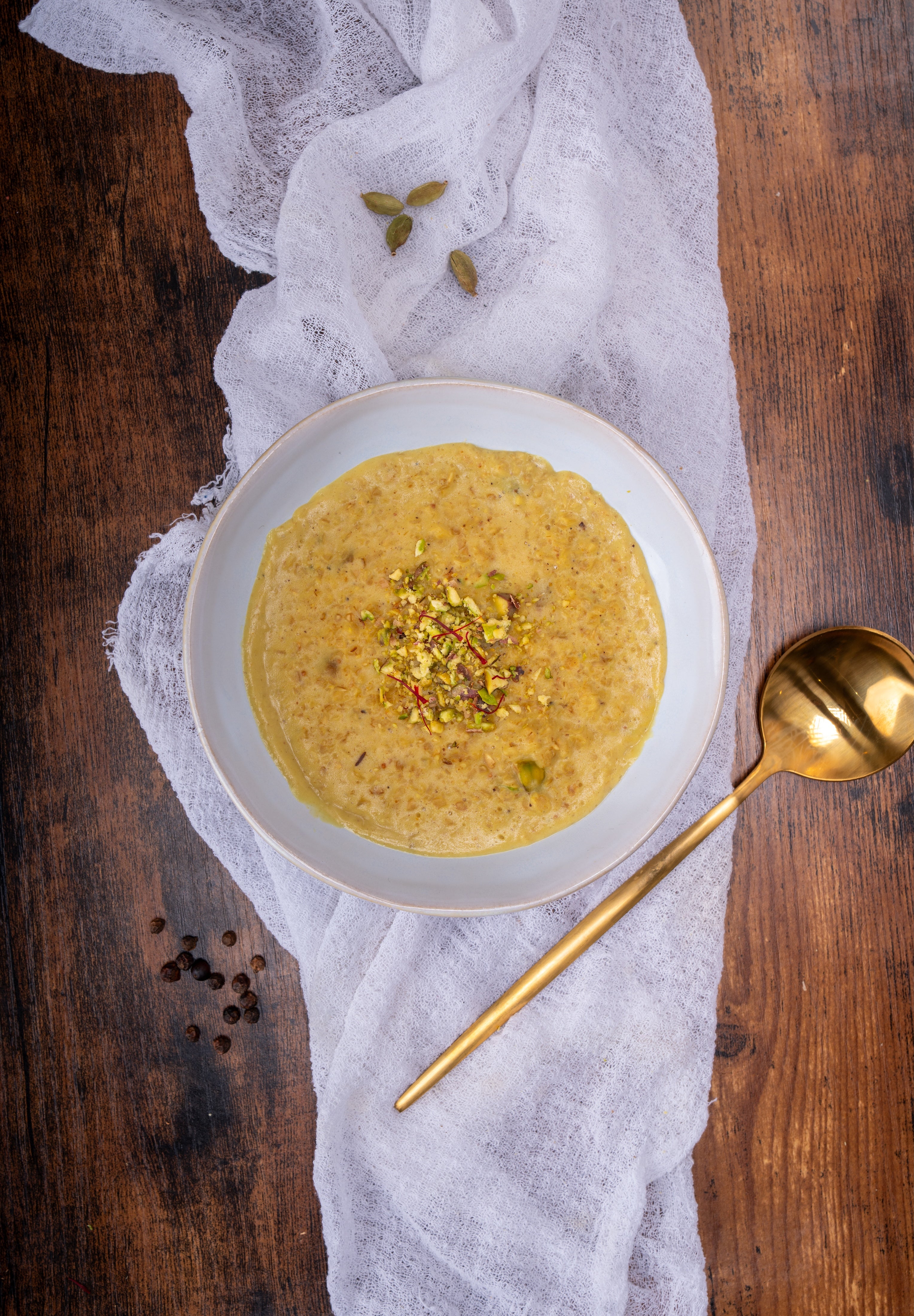 Golden Kesar Porridge