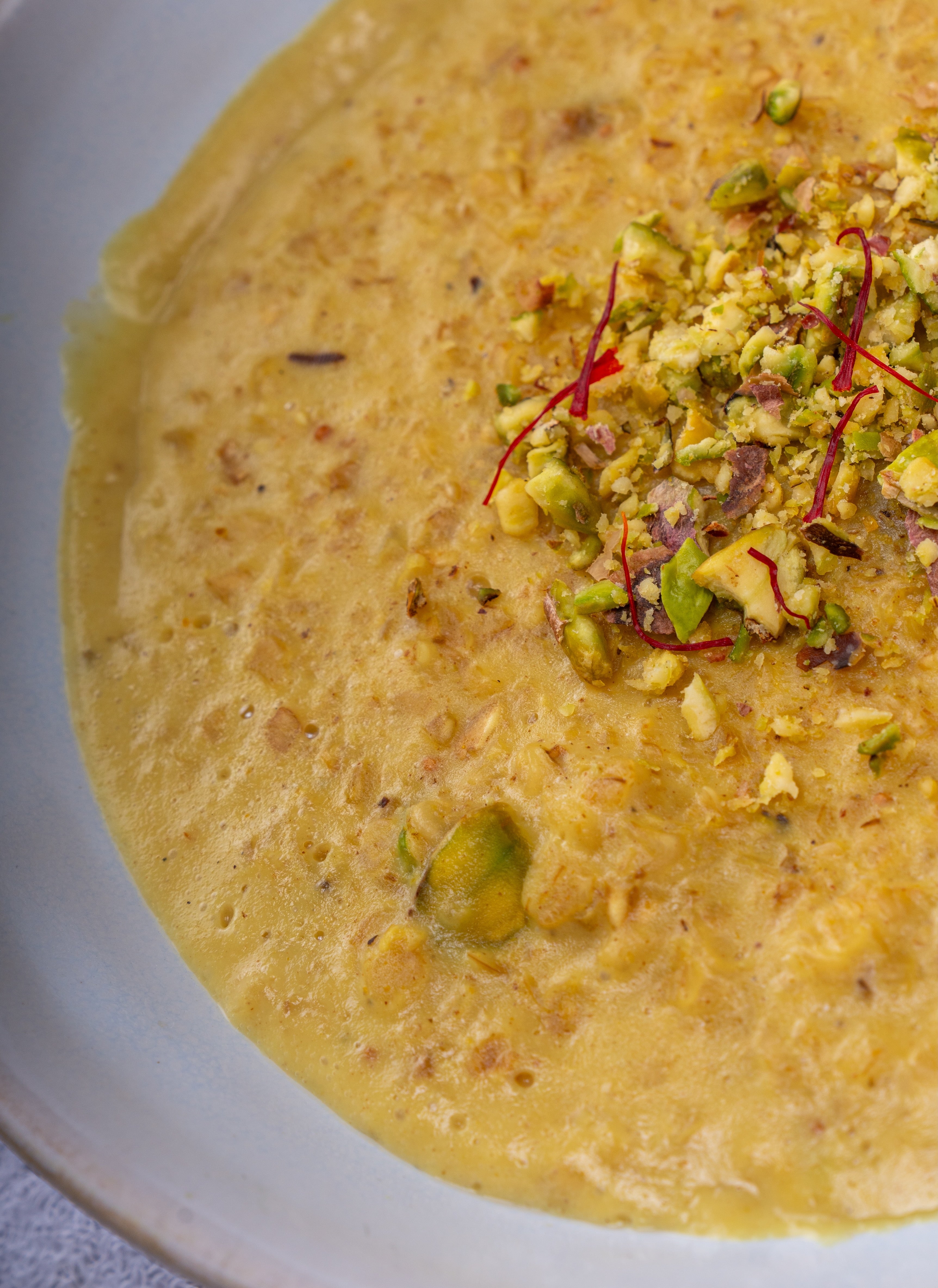 Golden Kesar Porridge
