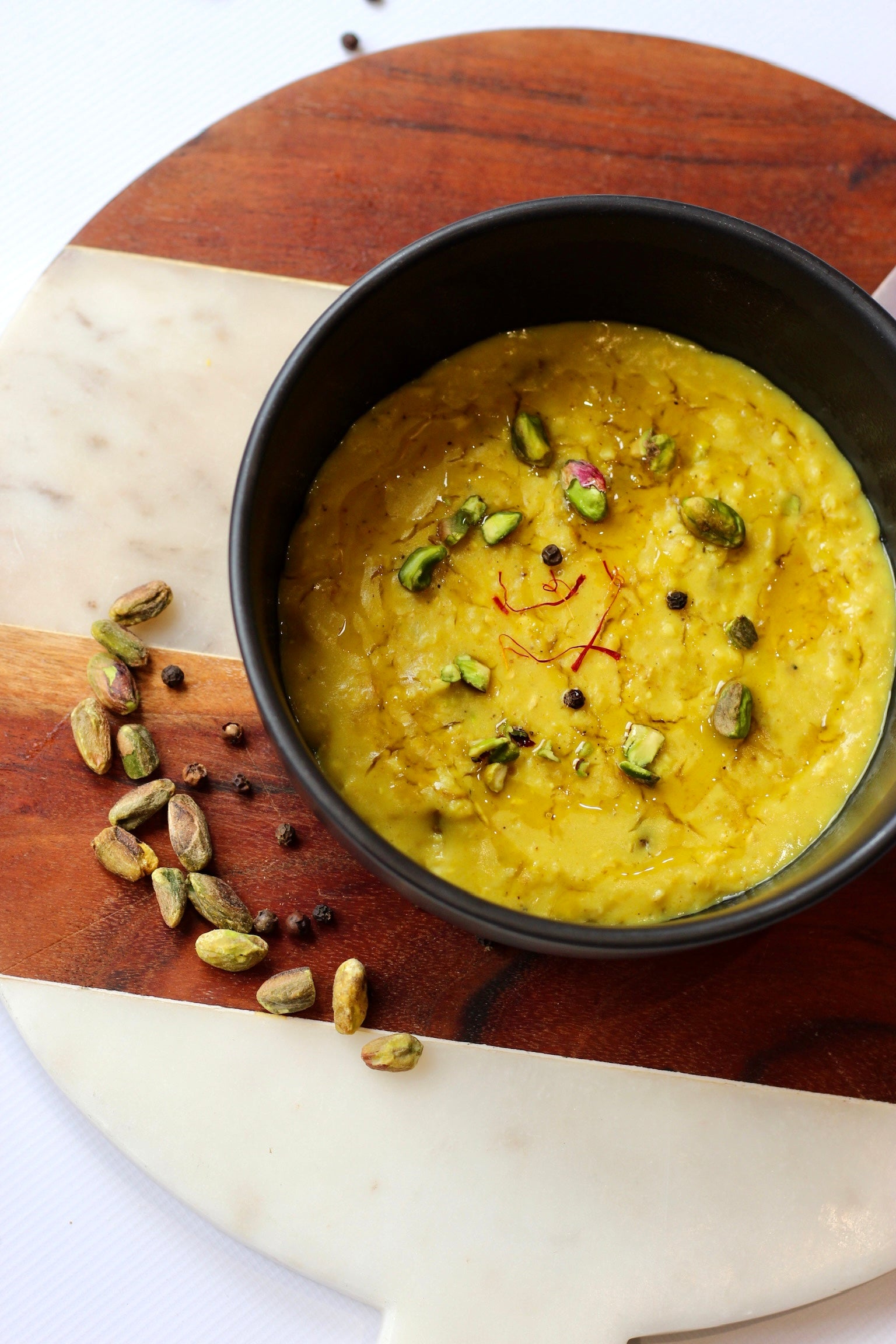 Golden Kesar Porridge